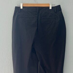 Gap Black Easy Wide Leg Khakis Size 10
